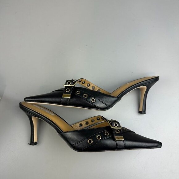 Tony Bianco Savoir Mule in Black Nappa - Picture 4 of 8